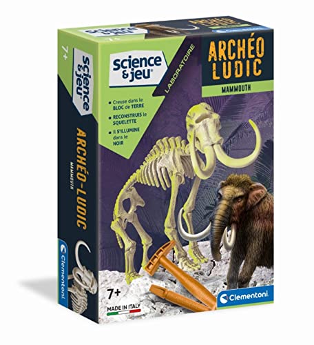 Clementoni | Archéo Ludic Mammouth 7 Ans+ | Kit Archéologiqu