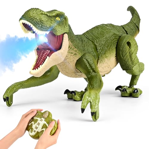 Jouet Dinosaure télécommandé pour Enfants, 2.4GHz Dinosaures