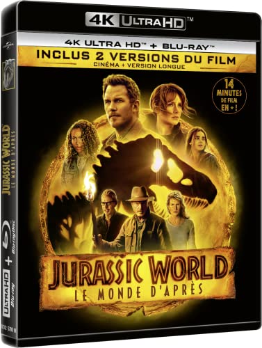 Jurassic World : Le Monde DAPRES [ 4K Ultra HD + Blu-ray ]