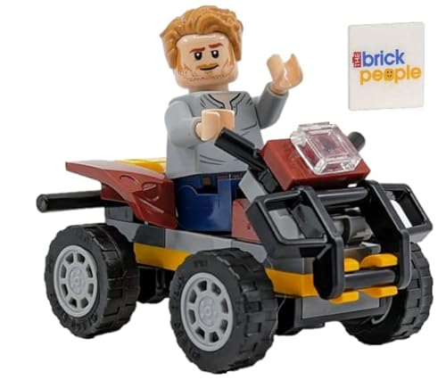 LEGO Jurassic World : Owen Grady Mini figurine avec quad ATV