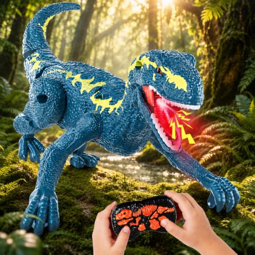 JeeMoien Jouet Dinosaure Télécommandé, Idée Cadeau Anniversa