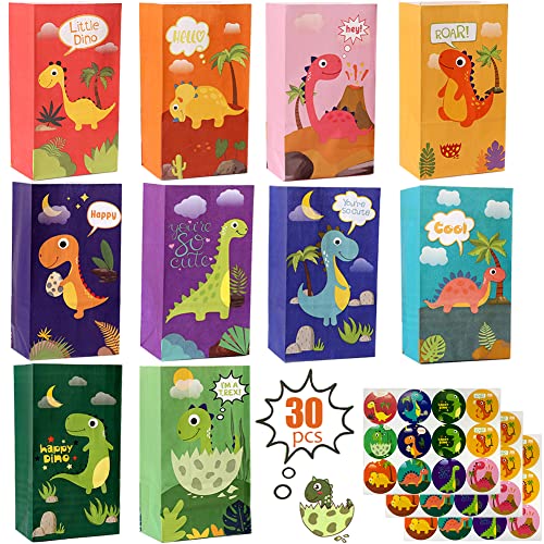 OEMG 30 Pcs Sac Cadeau Anniversaire Enfant, Bonbon Sachet An
