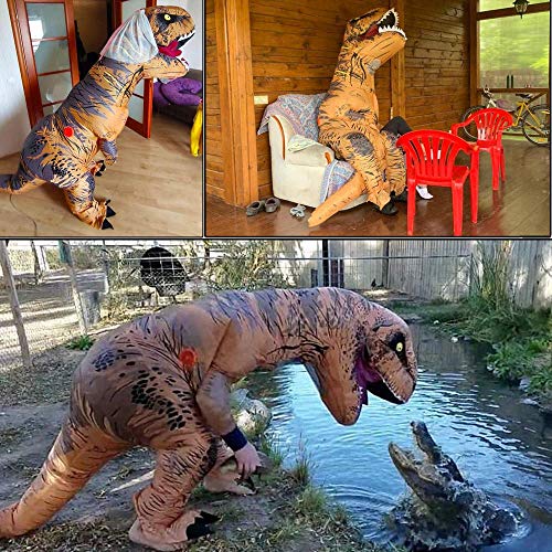 JASHKE Costume T rex Deguisement Dinosaure Adulte Costume Di