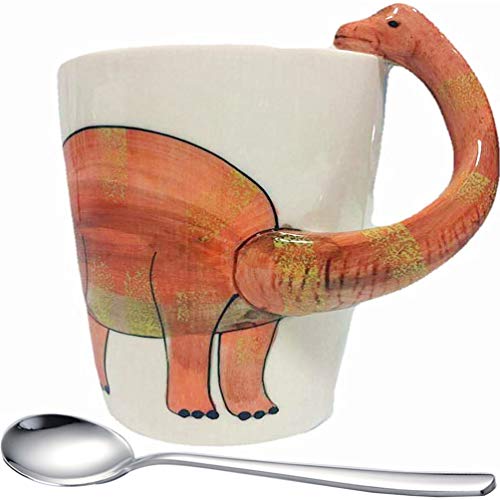 Tasses à café à col long en forme de dinosaure 3D mignonnes 