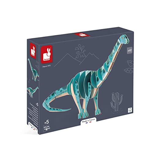 JANOD Enfant 3D Dinosaure Diplodocus-Puzzle en Volume 42 Piè