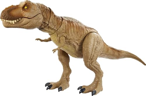 Jurassic World Rex Rugissement Feroce Tyrannosaure, Figurine