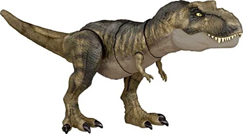 Jurassic World T-Rex Morsure Extrême, figurine dinosaure, jo