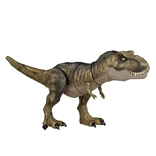 Jurassic World T-Rex Morsure Extrême, figurine dinosaure, jo
