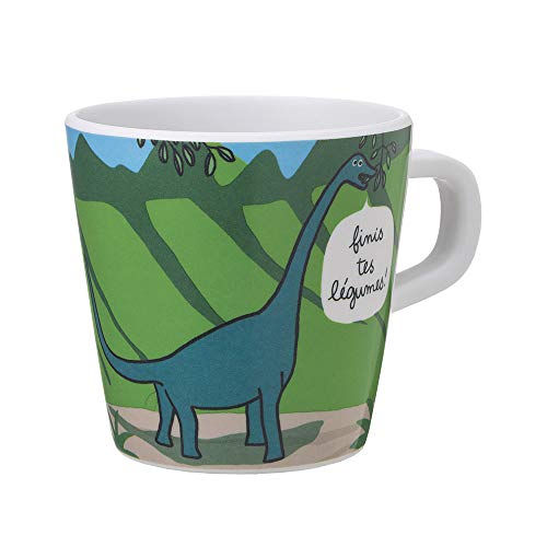 Les Dinos Petit Jour Paris - DI913BL - Mug: Brontosaure et P