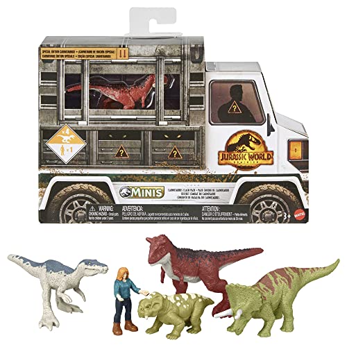 Jurassic World Le Monde d’après Coffret 5 mini-figurines Car