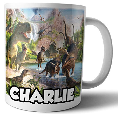 Mug personnalisé – Thème dinosaure – Cadeau – Anniversaire –
