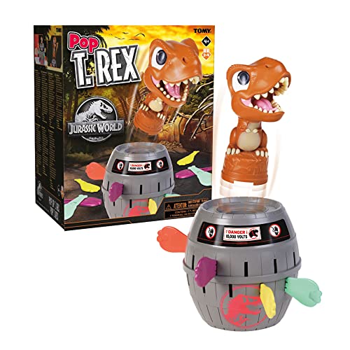 TOMY Pop Up Trex Classic Childrens Action Game, Family & Pre