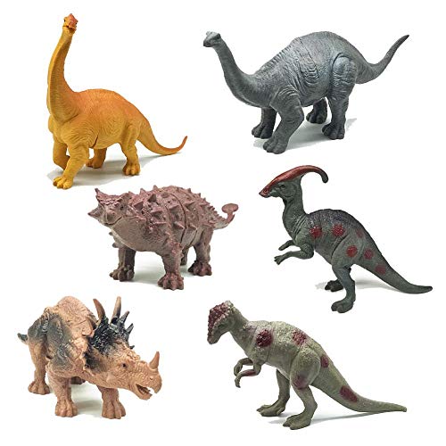 6Pcs Dinosaur Toy for Kids Mini Dinosaur Toys Miniature Figu